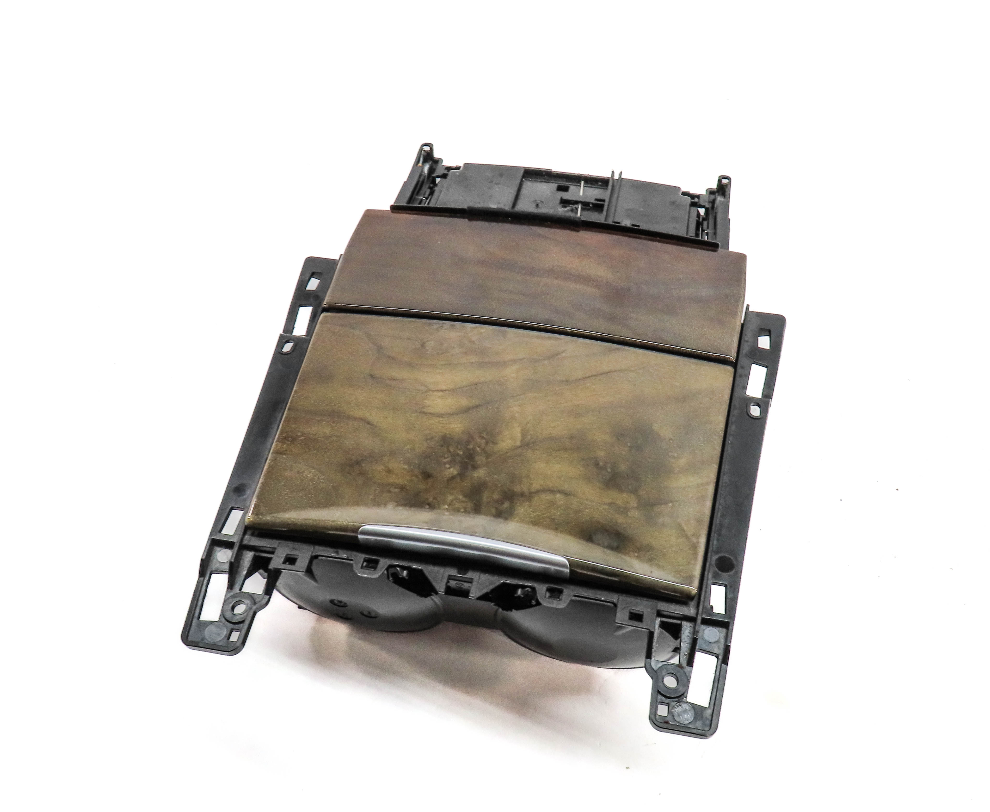 2010 MERCEDES E350 (W212) FRONT CENTER CONSOLE SLIDE CUP HOLDER ASHTRAY (Walnut) — exact item pictured